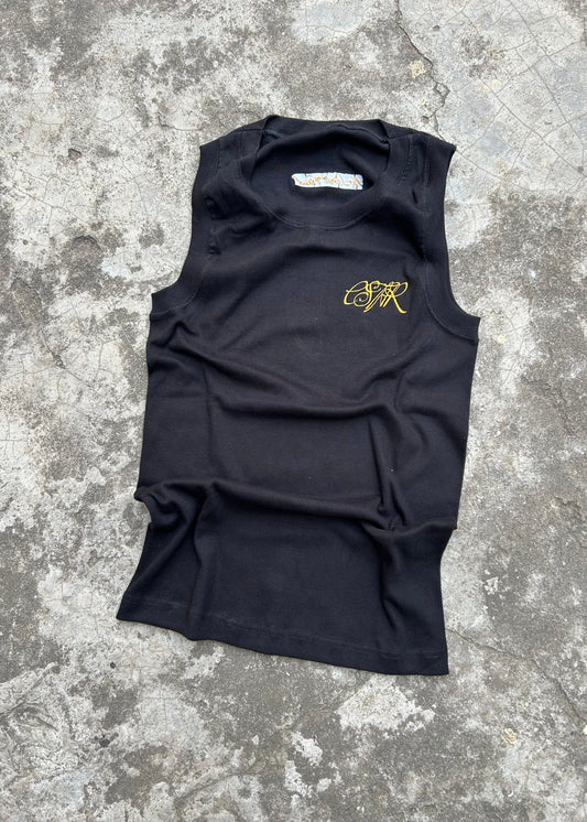 CSTAR SS25 - MENS CONTRAST SLDR TANK [3PK]  [NOIR]